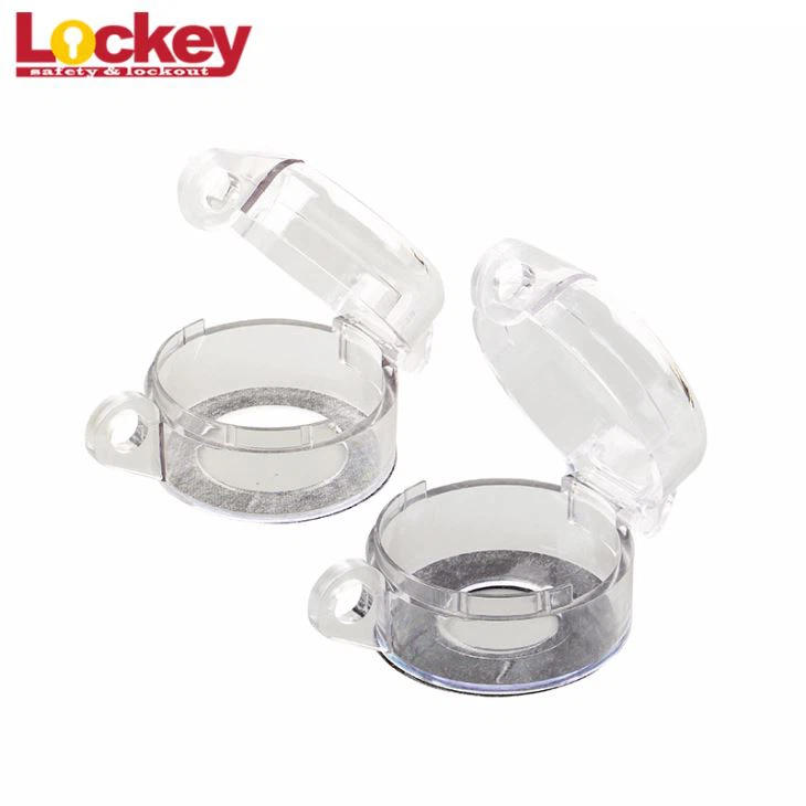 Commutateur de verrouillage d'arrêt d'urgence avec couvercle transparent