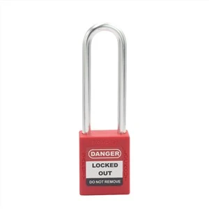 Cadenas de consignation en aluminium avec clé